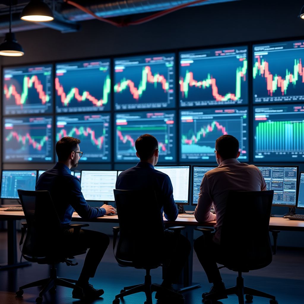 Nuestro equipo de análisis trabajando